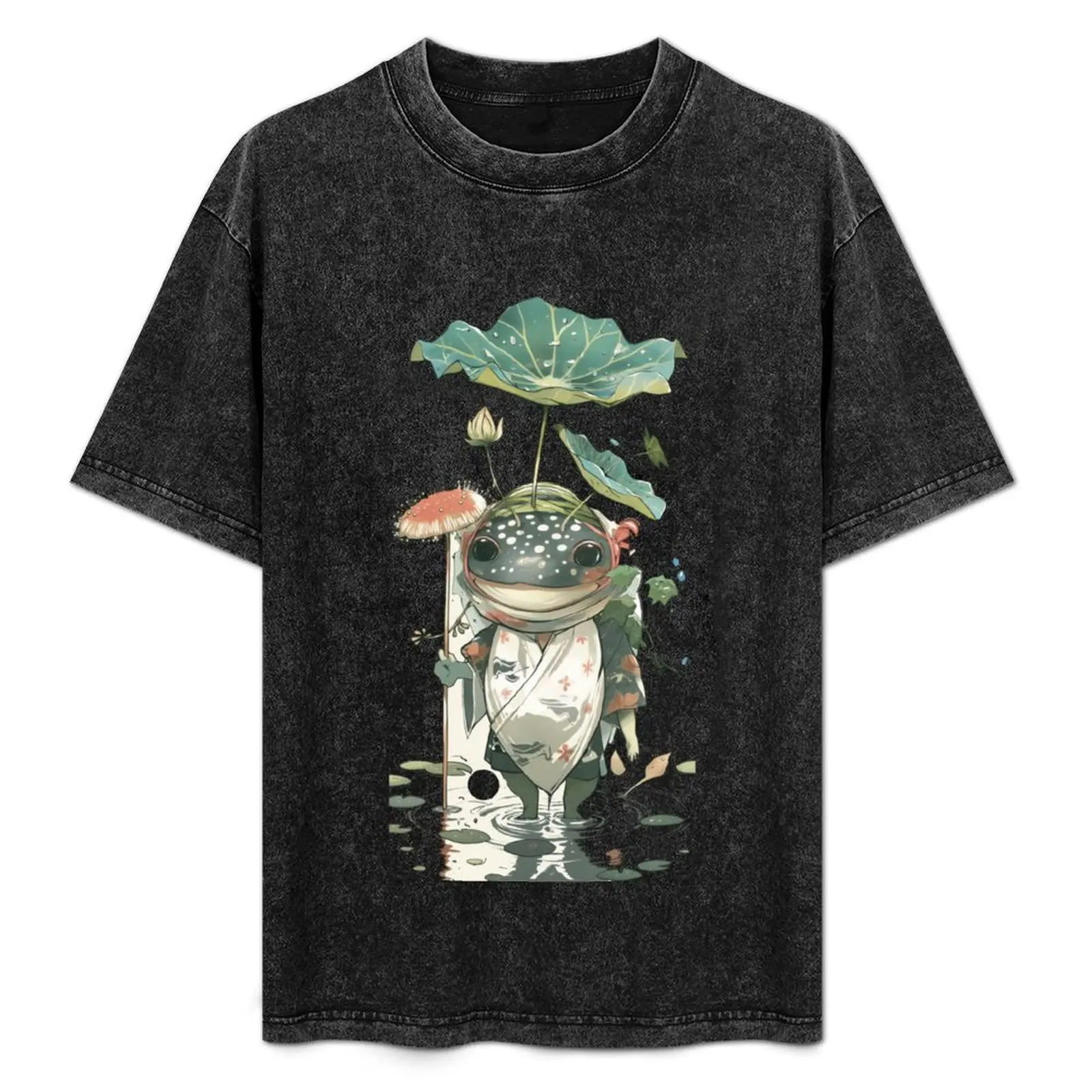 Frog Toad Yokai, Forest Kodama Ukiyo T-Shirt Basic Tee Shirt for Everyday Outfit
Frog Toad Yokai, Forest Kodama Ukiyo T-Shirt Basic Tee Shirt for Everyday Outfit