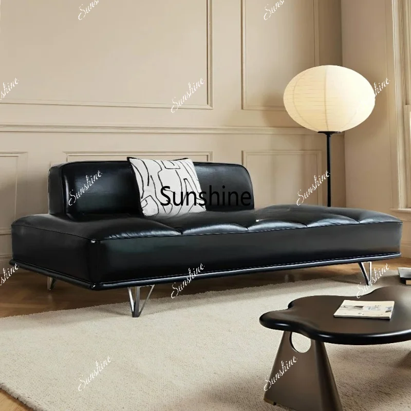Medieval style sofa without armrests Small apartment living room Simple straight row retro, can lie down and sleep
Medieval style sofa without armrests Small apartment living room Simple straight row retro, can lie down and sleep