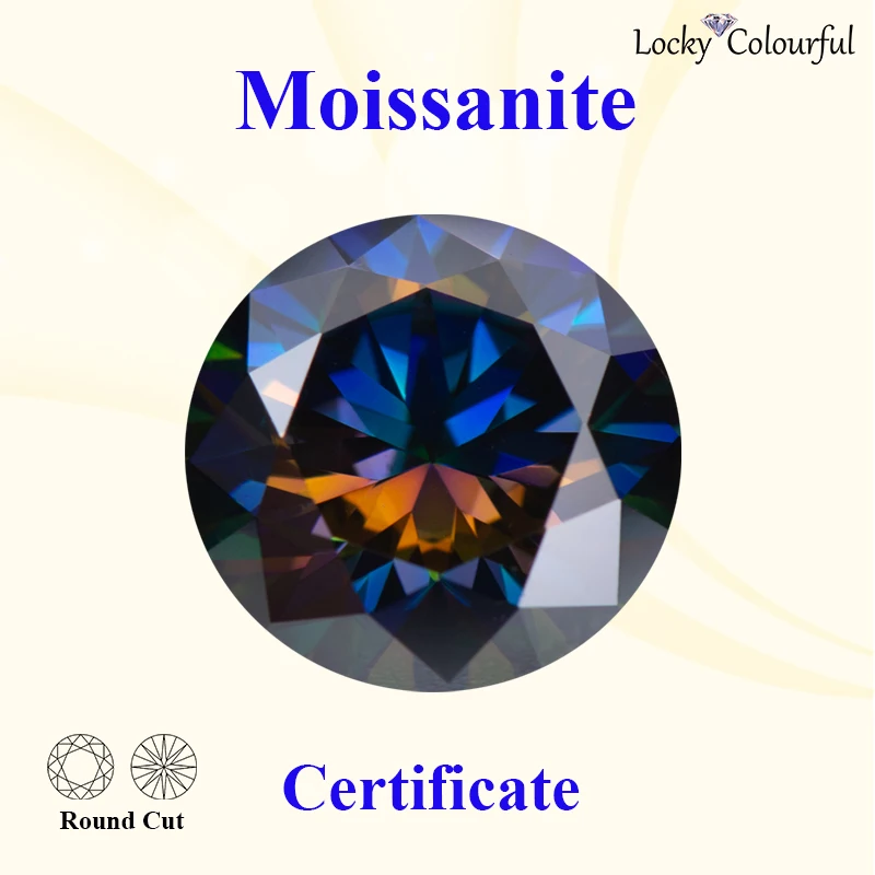 Moissanite Round Shape VVS1 Beads Rainbow Purple Color for Charms DIY Jewelry Making Necklace Ring Material with GRA Certificate
Moissanite Round Shape VVS1 Beads Rainbow Purple Color for Charms DIY Jewelry Making Necklace Ring Material with GRA Certificate