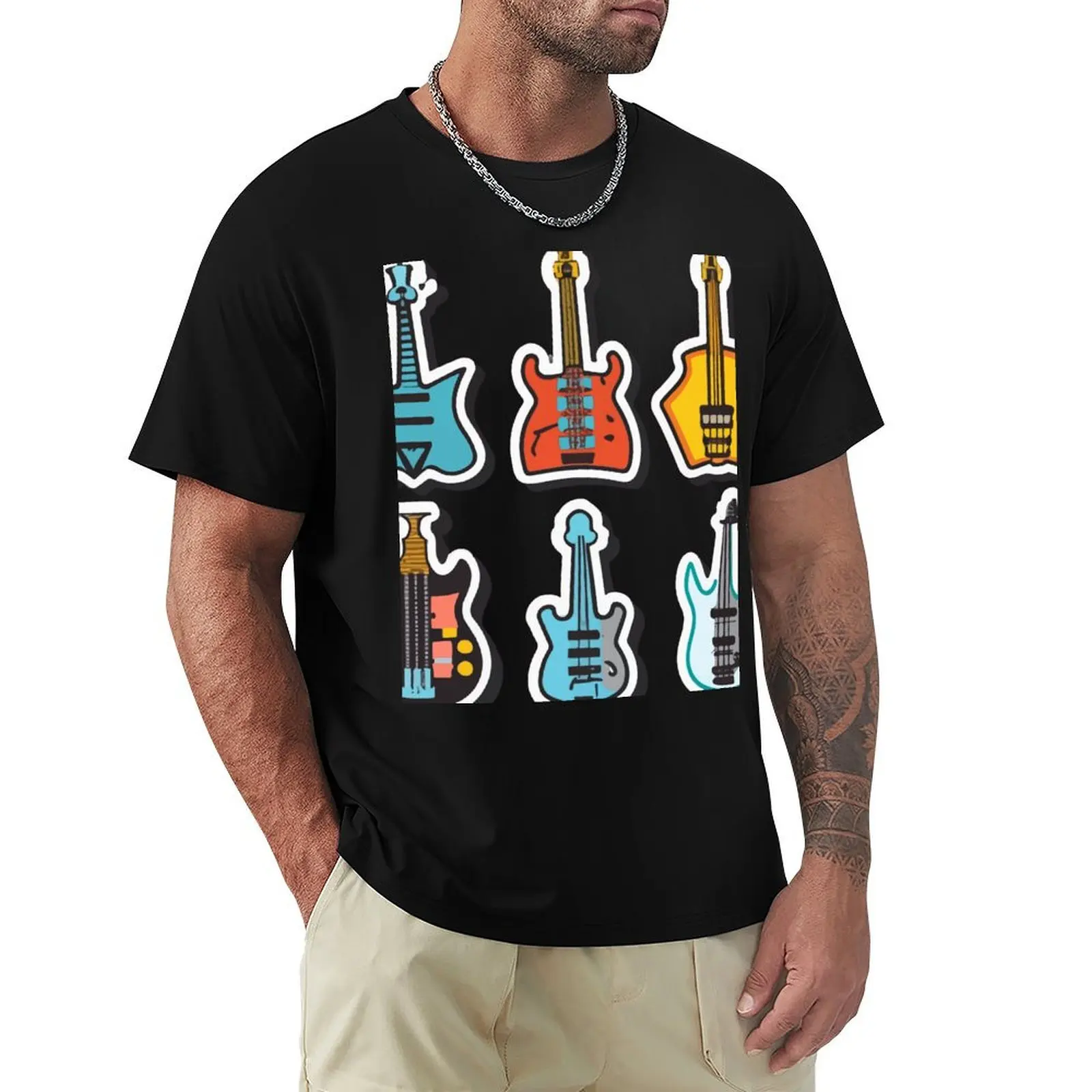 Bass Guitar Body Shapes Collection T-Shirt Large Size Breathable Tee
Bass Guitar Body Shapes Collection T-Shirt Large Size Breathable Tee