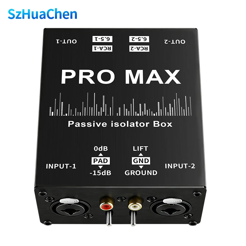 2-Channel XLR Audio Isolator Noise Reduction Filter Eliminates Current Noise for 6.5 XLR Mixer Dual-Channel Audio Isolator
2-Channel XLR Audio Isolator Noise Reduction Filter Eliminates Current Noise for 6.5 XLR Mixer Dual-Channel Audio Isolator