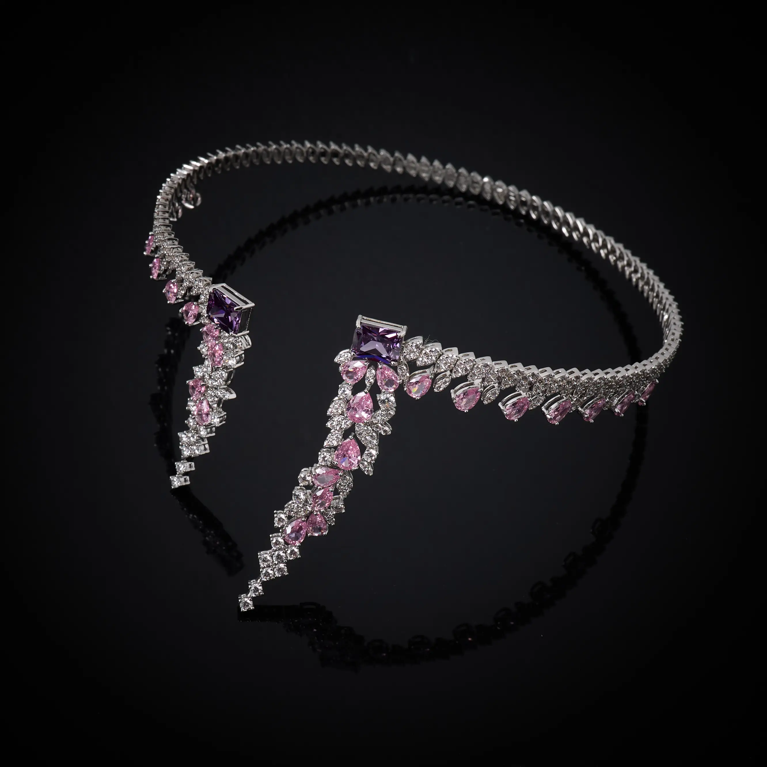 IN JEWELIFE 00025 Bridal Cuff Necklace Sets for Women Cubic Zirconia Choker Jewellery Set Dubai Saudi Party Engagement Accessor
IN JEWELIFE 00025 Bridal Cuff Necklace Sets for Women Cubic Zirconia Choker Jewellery Set Dubai Saudi Party Engagement Accessor