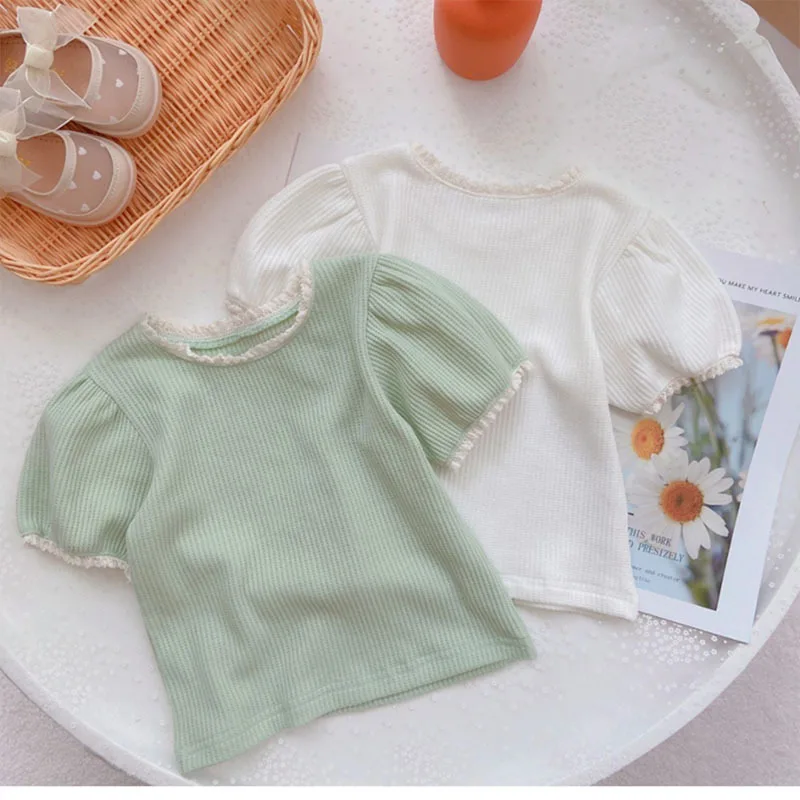 Lace T-shirt Summer Korean Solid Color Simple Fashion Cute All-match Trendy Flower Short Sleeve T-shirt
Lace T-shirt Summer Korean Solid Color Simple Fashion Cute All-match Trendy Flower Short Sleeve T-shirt