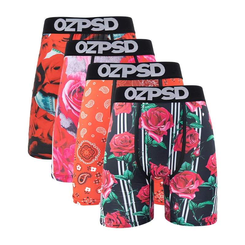 OZPSD 4Pcs Seamless Sexy Men's Boxer Panties Men Underwear Plus Size Mens Printed Underpants Soft Breathable Man Trunk Underwear
OZPSD 4Pcs Seamless Sexy Men's Boxer Panties Men Underwear Plus Size Mens Printed Underpants Soft Breathable Man Trunk Underwear