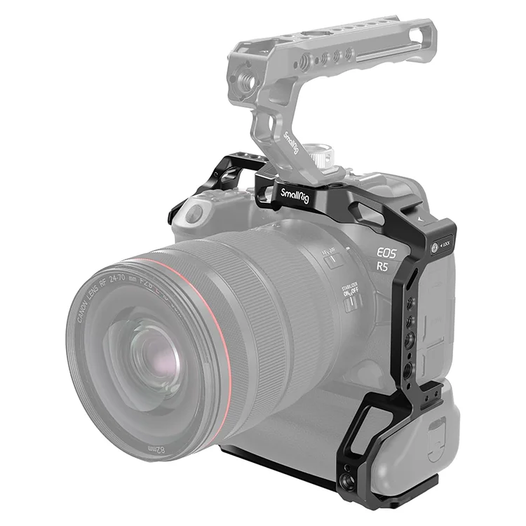 Smallrig R5 / R5 C / R6 Camera Cage for Canon R5/R6/R5 C with Bg-R10 Battery Grip -3464
Smallrig R5 / R5 C / R6 Camera Cage for Canon R5/R6/R5 C with Bg-R10 Battery Grip -3464