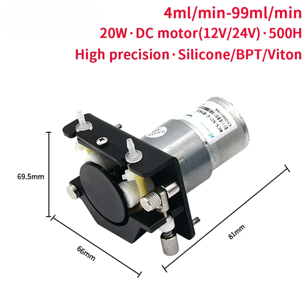 Kamoer KCS Low Flow Peristaltic Pump12V 24V DC Motor High Precision Dosing Pump Optinal Tubing Silicone/BPT
Kamoer KCS Low Flow Peristaltic Pump12V 24V DC Motor High Precision Dosing Pump Optinal Tubing Silicone/BPT