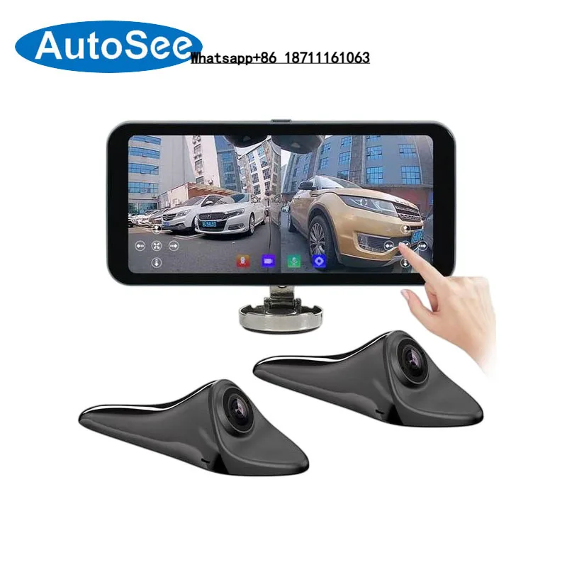 Car RV Motorhome Rearview Electronic Mirror Left Right Side Back Blind Spot View DVR with AI Warning 6.25" Split Screen
Car RV Motorhome Rearview Electronic Mirror Left Right Side Back Blind Spot View DVR with AI Warning 6.25" Split Screen