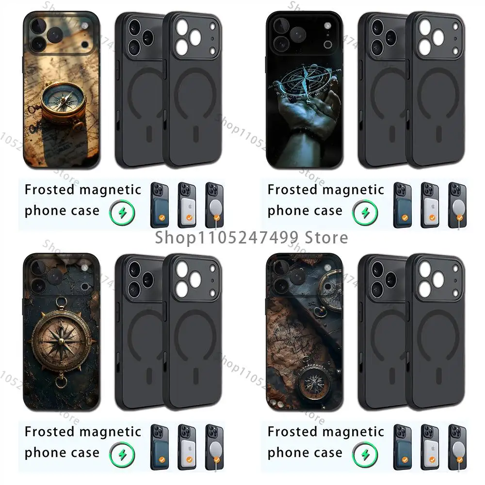 Compass Phone Case For iPhone 17,16,15,14,13,12,11,Pro,Max,Plus,E,Air,Mini Magnetic Magsafe Frosted
Compass Phone Case For iPhone 17,16,15,14,13,12,11,Pro,Max,Plus,E,Air,Mini Magnetic Magsafe Frosted