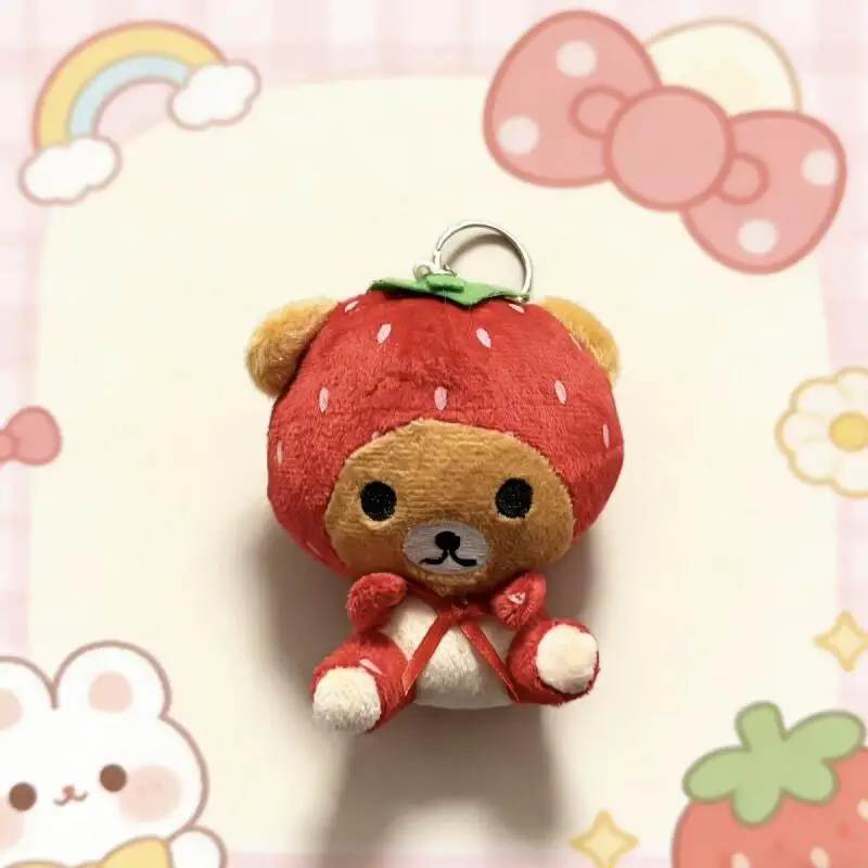 Kawaii Strawberry Rilakkuma Pp Cotton Filling Plush Toy Fruit Series Little Bear Keychain Backpack Charm Girl's Birthday Gift
Kawaii Strawberry Rilakkuma Pp Cotton Filling Plush Toy Fruit Series Little Bear Keychain Backpack Charm Girl's Birthday Gift