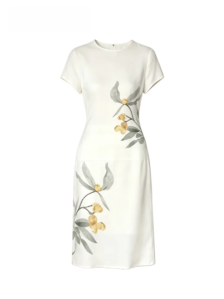 New Chinese Style Short Sleeve Dress Women's plus Size Summer Fashion Slimming Skirt for Plump Sisters CaraCLUB Large Size
New Chinese Style Short Sleeve Dress Women's plus Size Summer Fashion Slimming Skirt for Plump Sisters CaraCLUB Large Size