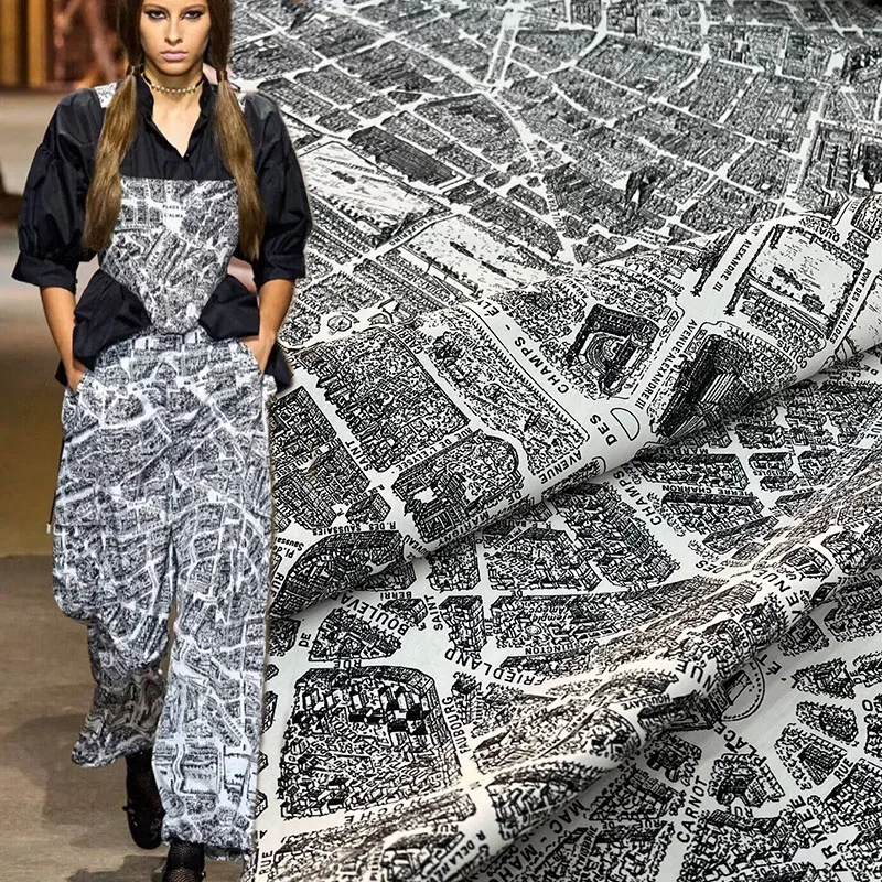 Black and White City Building Street Map Printed Poplin Cotton Fabric For Woman's Dress Blouse Pants DIY Cloth Sewing Material
Black and White City Building Street Map Printed Poplin Cotton Fabric For Woman's Dress Blouse Pants DIY Cloth Sewing Material