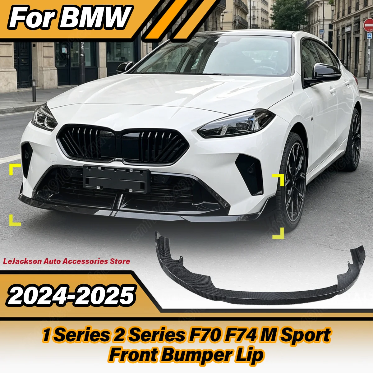 For BMW 1 Series 2 Series F70 F74 M Sport 2024 2025 Automobile Front Bumper Lip Car Front Chin Spoiler Body Modification Kit
For BMW 1 Series 2 Series F70 F74 M Sport 2024 2025 Automobile Front Bumper Lip Car Front Chin Spoiler Body Modification Kit
