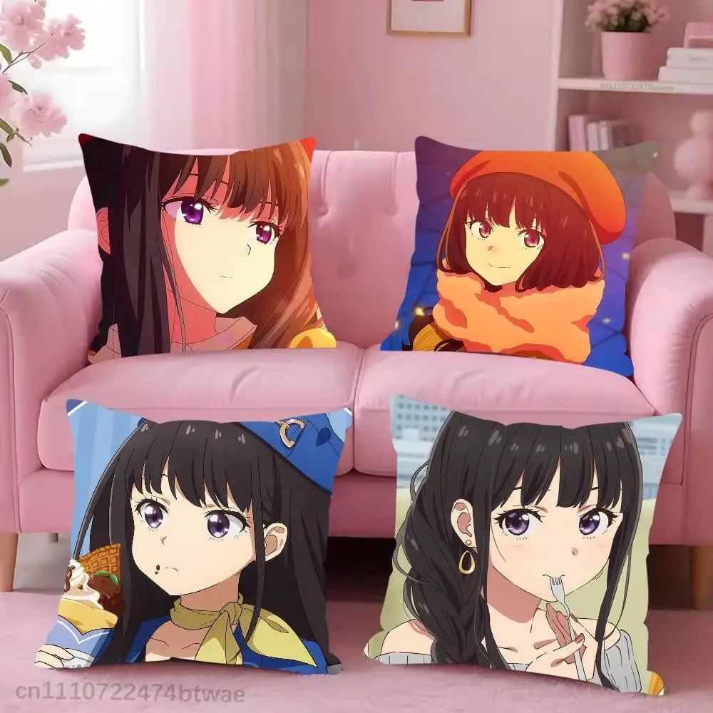 Lycoris Recoil Takina Inoue Pillow Case For Living Room Bedroom Hotel Pattern Printed Cushion Cover Decorations and Protector
Lycoris Recoil Takina Inoue Pillow Case For Living Room Bedroom Hotel Pattern Printed Cushion Cover Decorations and Protector