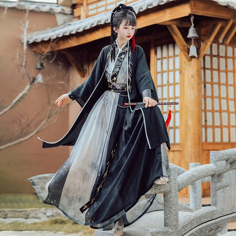 Woman Hanfu Chinese Traditional Swordsmancosplay Costume Man Ancient Tang Dynasty Carnival Cosplay Costume Stage Folk Clothing
Woman Hanfu Chinese Traditional Swordsmancosplay Costume Man Ancient Tang Dynasty Carnival Cosplay Costume Stage Folk Clothing