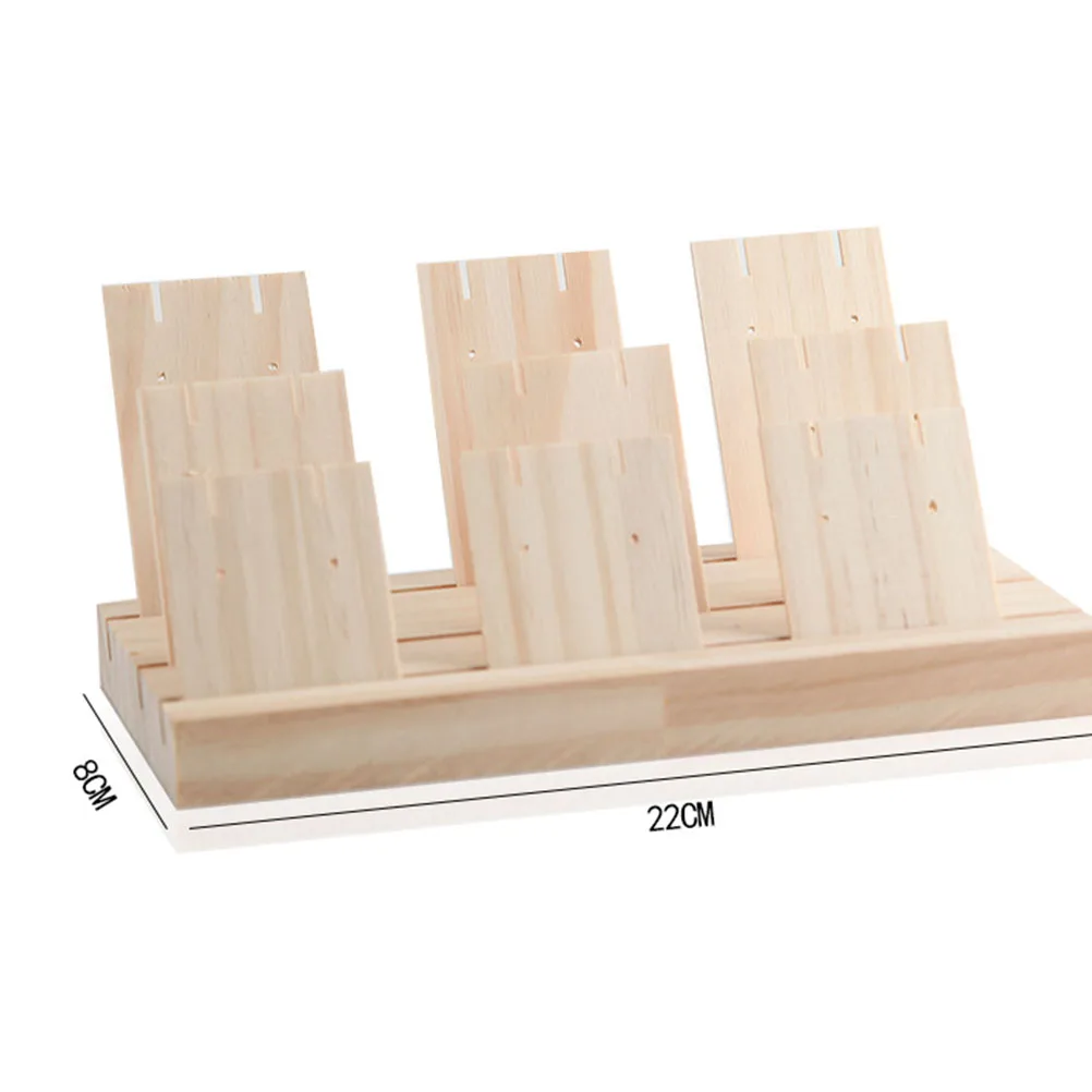 Earring Display Stand Necklace Holder Wooden Jewelry Stand Bracelet Shelf Home Decor Vanity Accessories Organizer Fashionable
Earring Display Stand Necklace Holder Wooden Jewelry Stand Bracelet Shelf Home Decor Vanity Accessories Organizer Fashionable