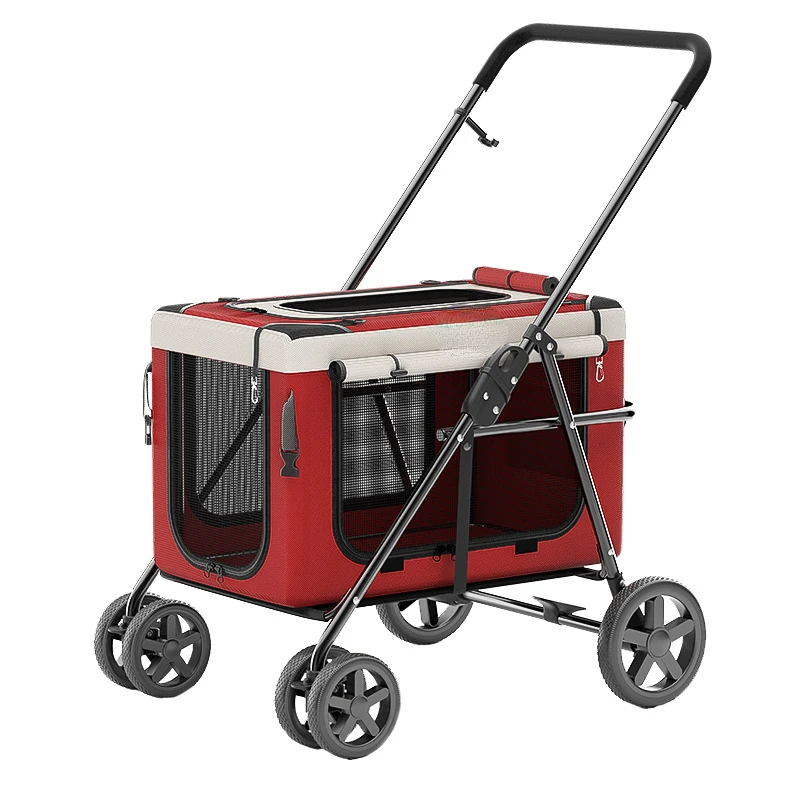 Wholesale pet stroller dog dog cat trolley outdoor car foldable car bag detached type
Wholesale pet stroller dog dog cat trolley outdoor car foldable car bag detached type