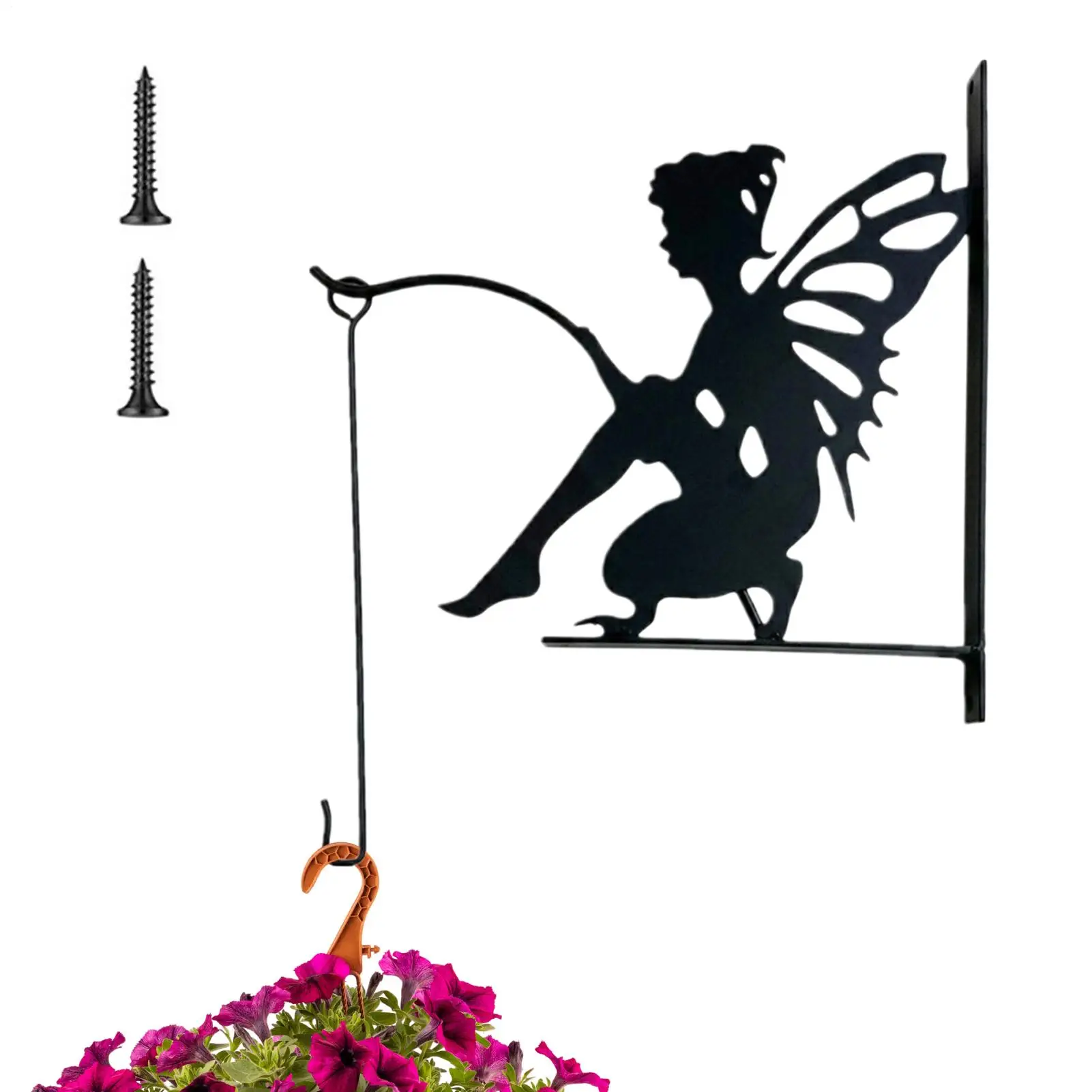 Fairy Metal Plant Hanger Decorative Iron Wall Hanging Hook Porch Lantern Hanger Bracket Fairy Indoor Metal Wall Plant Hooks
Fairy Metal Plant Hanger Decorative Iron Wall Hanging Hook Porch Lantern Hanger Bracket Fairy Indoor Metal Wall Plant Hooks