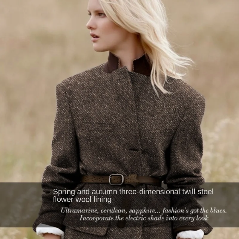 Wool Fabric Coffee Color Twill Worsted Woolen Fabrics Spring Autumn Brand Vest Dress Material Cloth by the Meter
Wool Fabric Coffee Color Twill Worsted Woolen Fabrics Spring Autumn Brand Vest Dress Material Cloth by the Meter