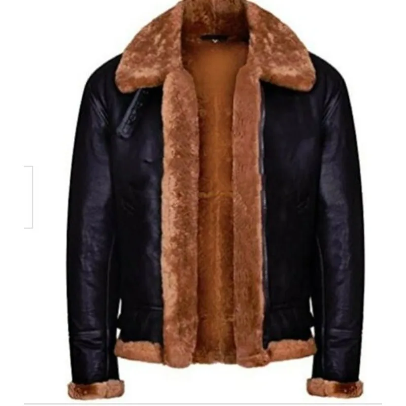 Autumn/Winter New Men's Coats Winter Jackets Leather and Fur Integrated Winter Zipper Plush Thick Collar Men Clothing
Autumn/Winter New Men's Coats Winter Jackets Leather and Fur Integrated Winter Zipper Plush Thick Collar Men Clothing