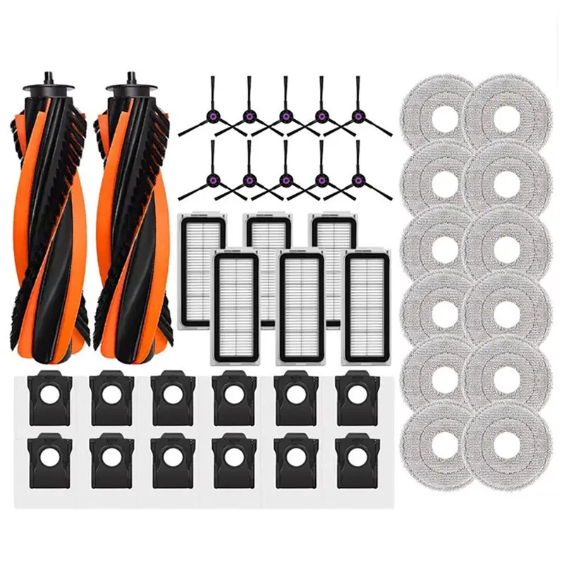 Запасные части A23F для Cecotec Conga X70 - основная и боковые щетки, HEPA-фильтр, салфетки для мытья полов, мешки для сбора пыли.
Запасные части A23F для Cecotec Conga X70 - основная и боковые щетки, HEPA-фильтр, салфетки для мытья полов, мешки для сбора пыли.