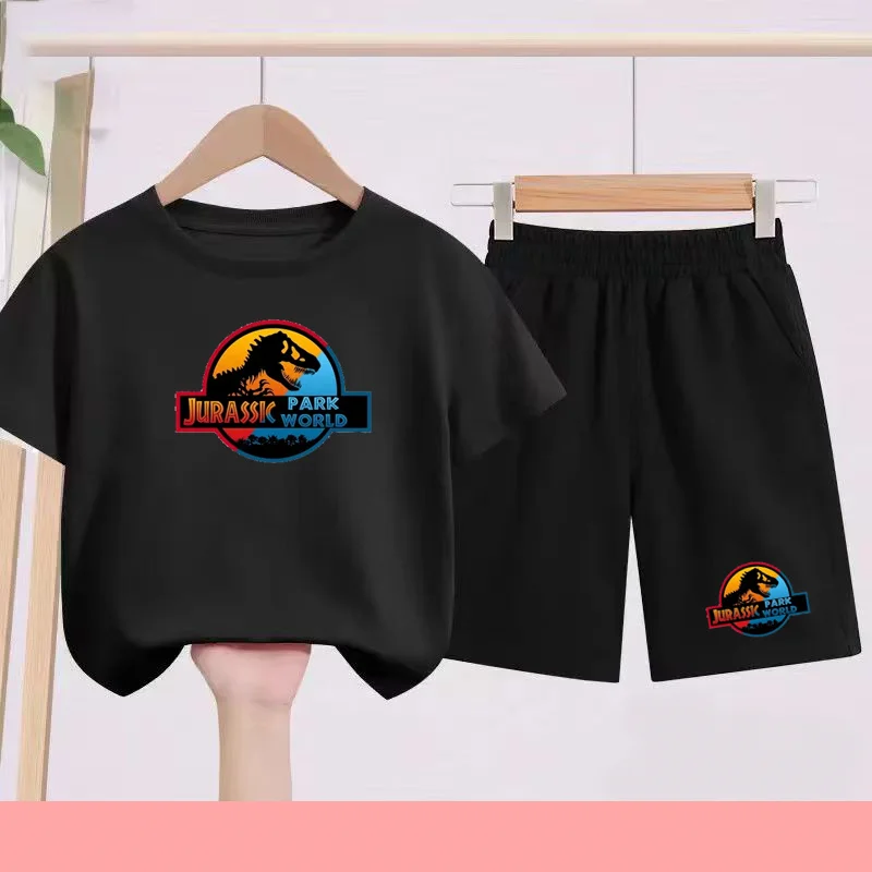 Summer 2 Piece Set Children T-Shirt Casual 3-12 Age Anime Cartoon Dinosaur Short Sleeve+Shorts Comfortable Breathable Sportswear
Summer 2 Piece Set Children T-Shirt Casual 3-12 Age Anime Cartoon Dinosaur Short Sleeve+Shorts Comfortable Breathable Sportswear