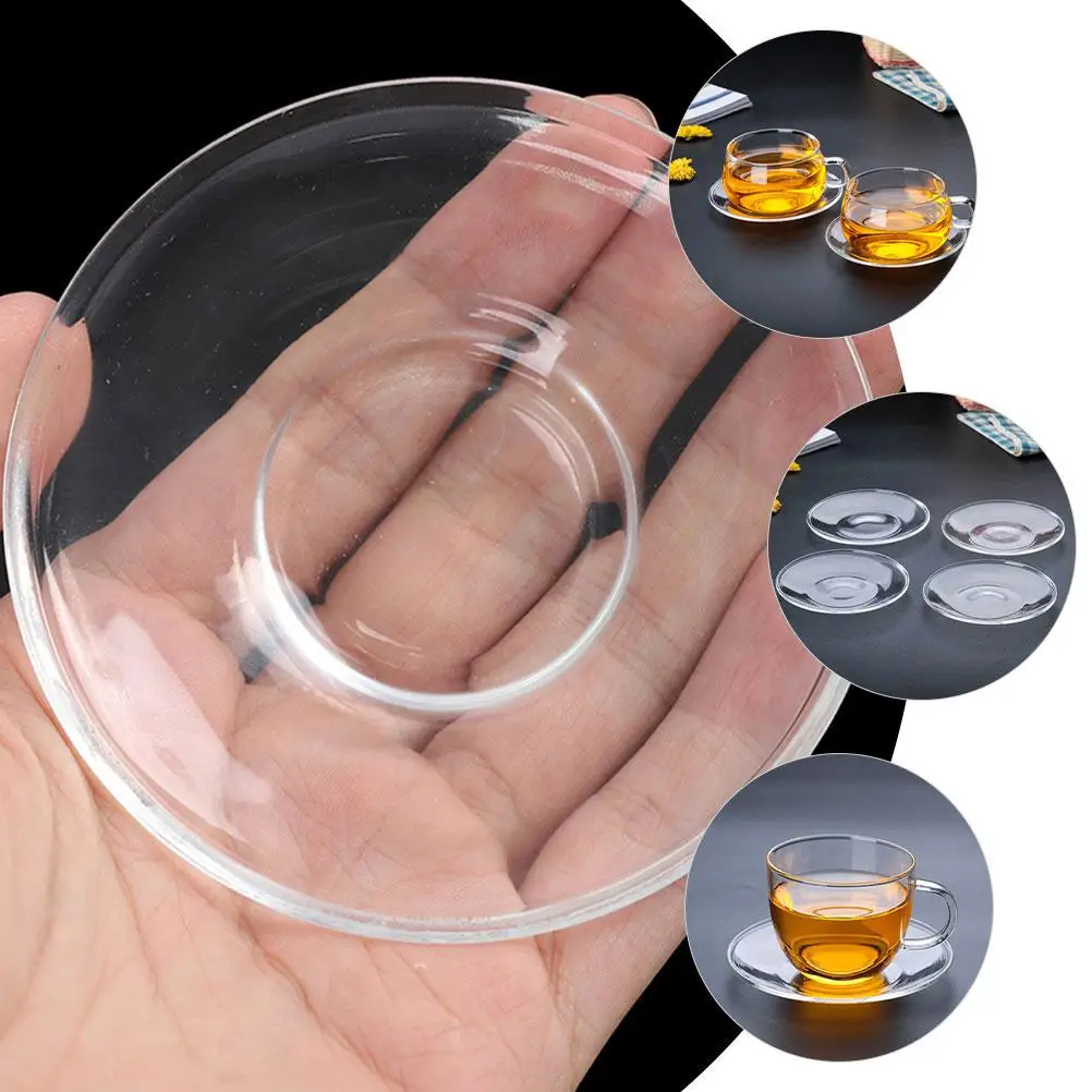 2 Pcs Round Transparent Disc Teacup Saucers Cups Mats Glass Coaster Coffee Table Decor Cushion Decorative
2 Pcs Round Transparent Disc Teacup Saucers Cups Mats Glass Coaster Coffee Table Decor Cushion Decorative