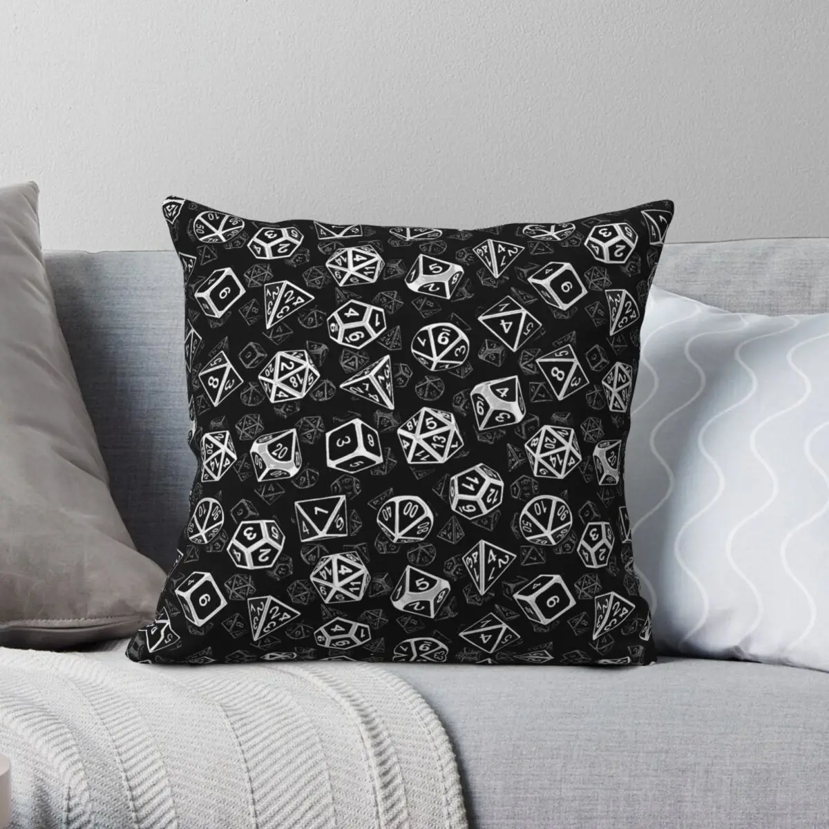 D20 Dice Set White Square Pillowcase Polyester Linen Velvet Printed Zip Decor Pillow Case Car Cushion Cover Wholesale
D20 Dice Set White Square Pillowcase Polyester Linen Velvet Printed Zip Decor Pillow Case Car Cushion Cover Wholesale