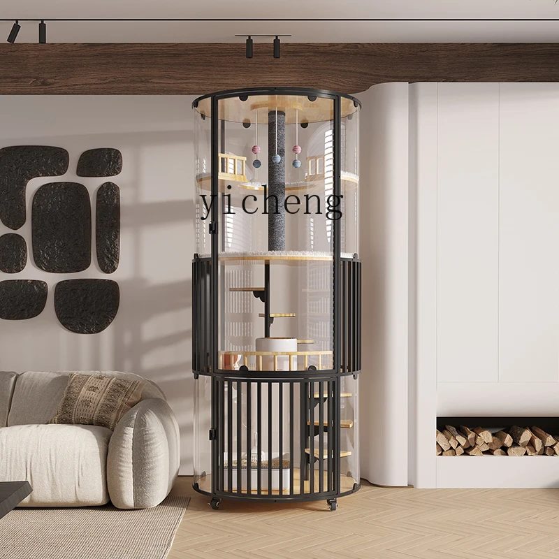 XL Panoramic Cat Villa Large Luxury Cat Cage Household Display Cabinet with Toilet
XL Panoramic Cat Villa Large Luxury Cat Cage Household Display Cabinet with Toilet