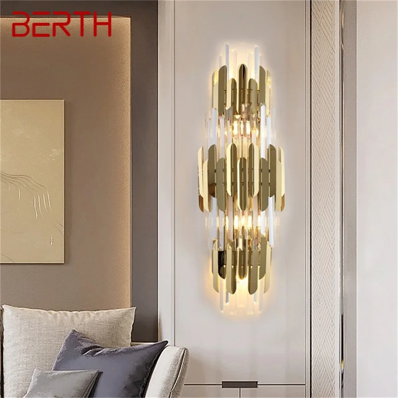 ·BERTH Crystal Wall Lamp Contemporary LED Indoor Sconces Light Fixtures Decorative For Home Bedroom
·BERTH Crystal Wall Lamp Contemporary LED Indoor Sconces Light Fixtures Decorative For Home Bedroom