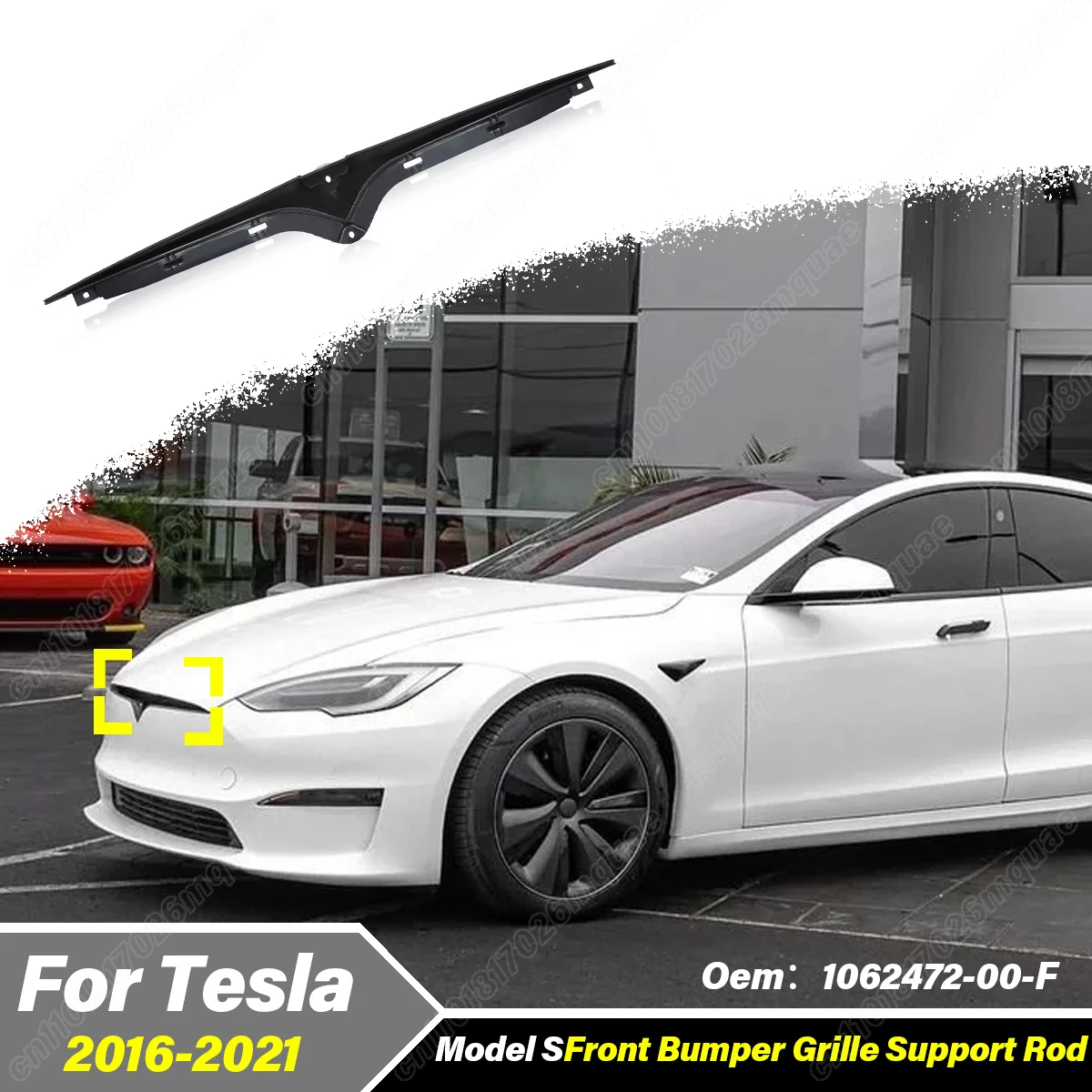 For Tesla Model S 2016 2017 2018 2019 2020 2021 Front Bumper Grille Support Bar Car BodyKits Accsesories 106247200F 1062472-00-F
For Tesla Model S 2016 2017 2018 2019 2020 2021 Front Bumper Grille Support Bar Car BodyKits Accsesories 106247200F 1062472-00-F