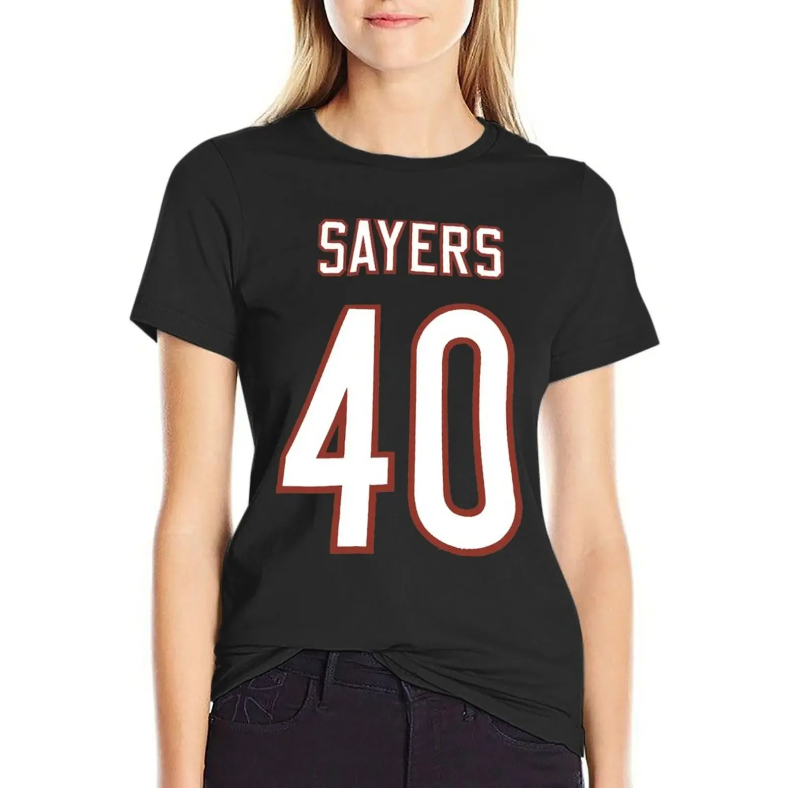 Gale Sayers T-Shirt customs anime clothes blanks animal print shirt for girls t shirt for Women
Gale Sayers T-Shirt customs anime clothes blanks animal print shirt for girls t shirt for Women