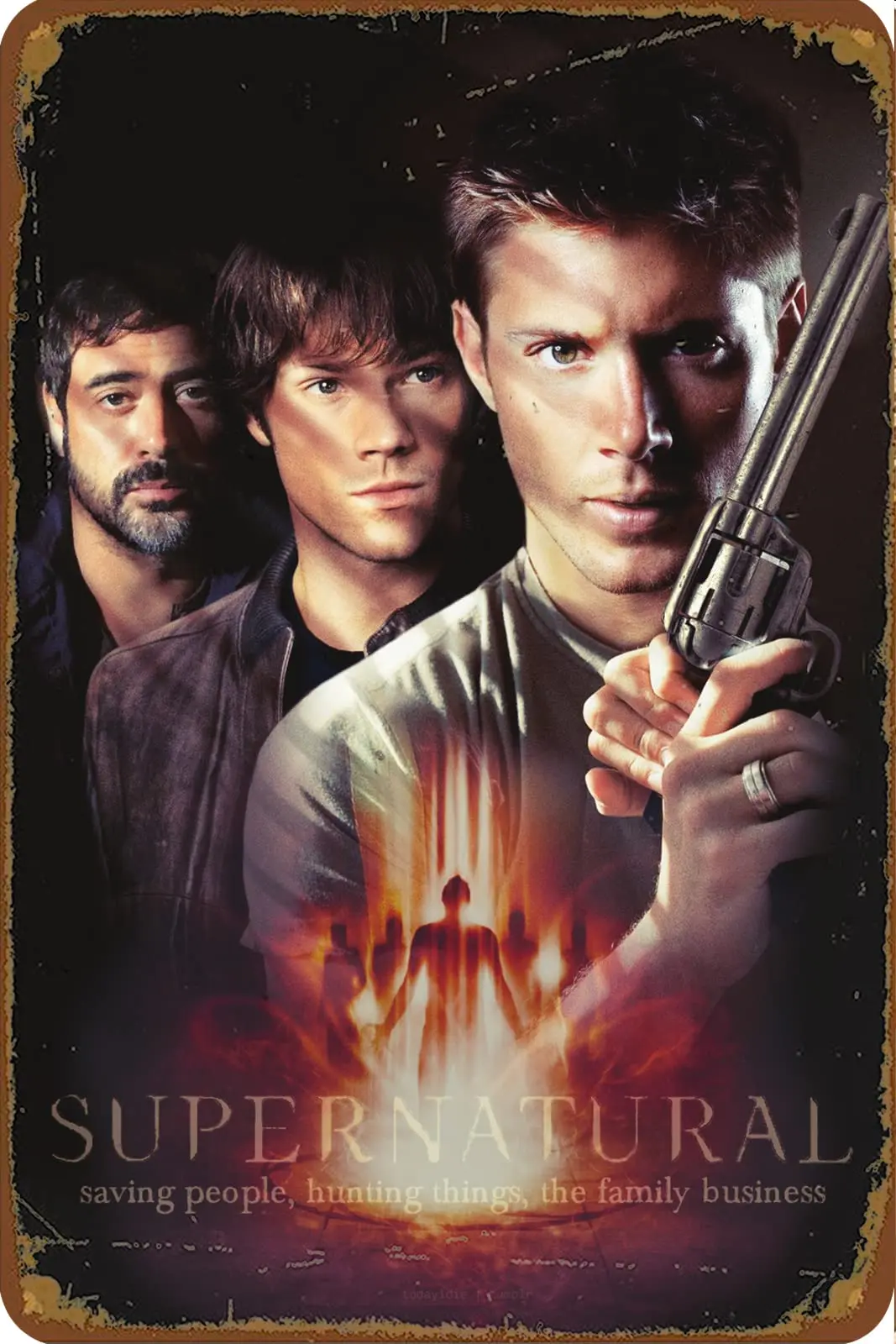 Supernatural Retro Vintage Tin Sign Funny Poster - 8×12 Inch Tin Metal Sign for Garage, Bar, Cinema, Living Room, Man Cave, Art
Supernatural Retro Vintage Tin Sign Funny Poster - 8×12 Inch Tin Metal Sign for Garage, Bar, Cinema, Living Room, Man Cave, Art