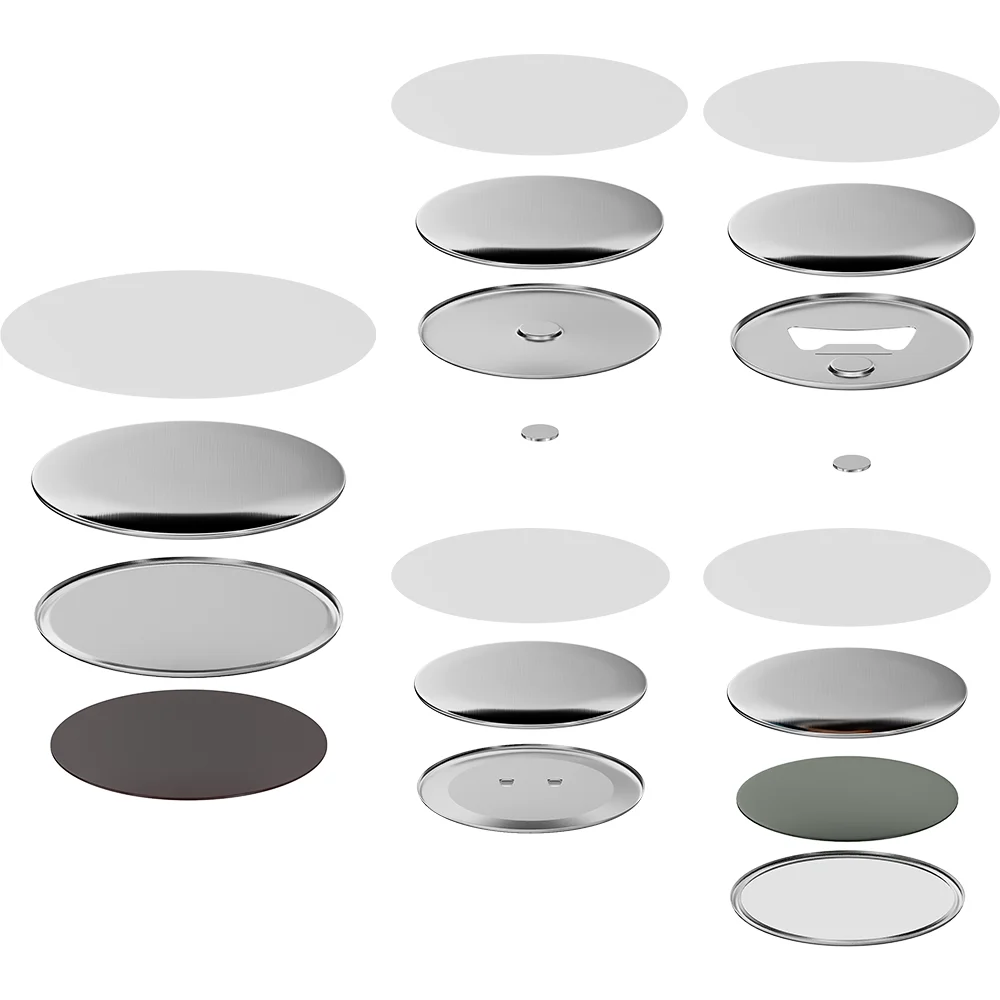 1000 Sets Button Maker Supplies 58mm/2.28 inch – Metal Badge Parts with Magnet, Bottle Opener, Mirror Inserts
1000 Sets Button Maker Supplies 58mm/2.28 inch – Metal Badge Parts with Magnet, Bottle Opener, Mirror Inserts
