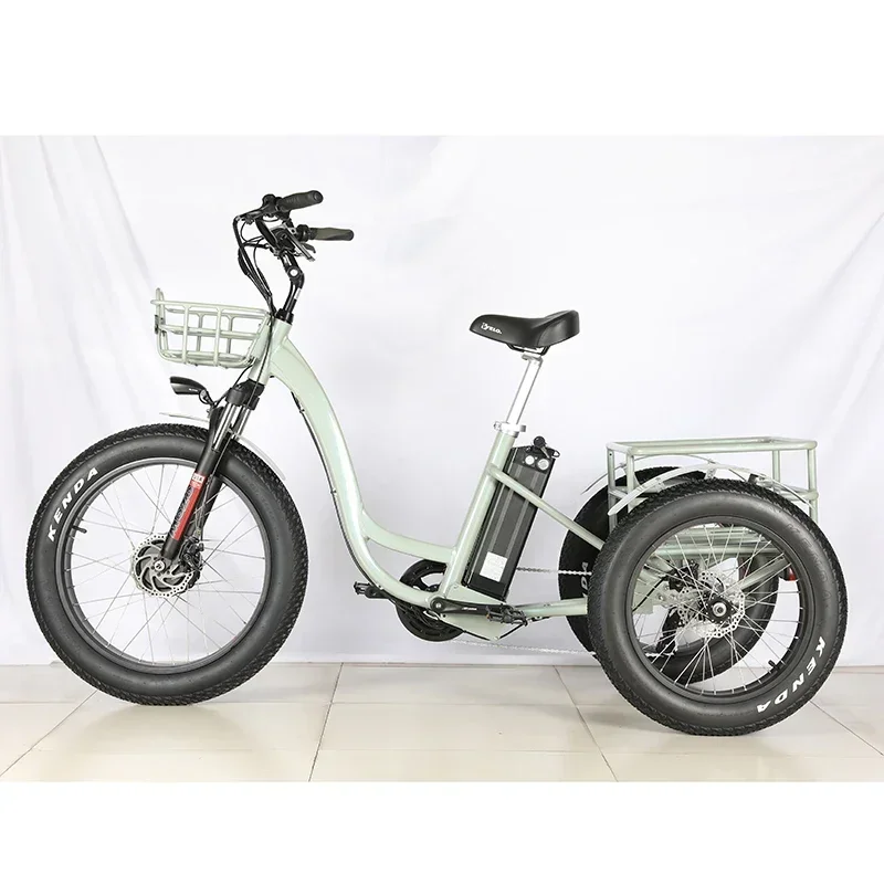 48v 500w front drive motor battery powered three 3 wheel fat tire tyre cargo electric bike tricycle HOT SALES
48v 500w front drive motor battery powered three 3 wheel fat tire tyre cargo electric bike tricycle HOT SALES