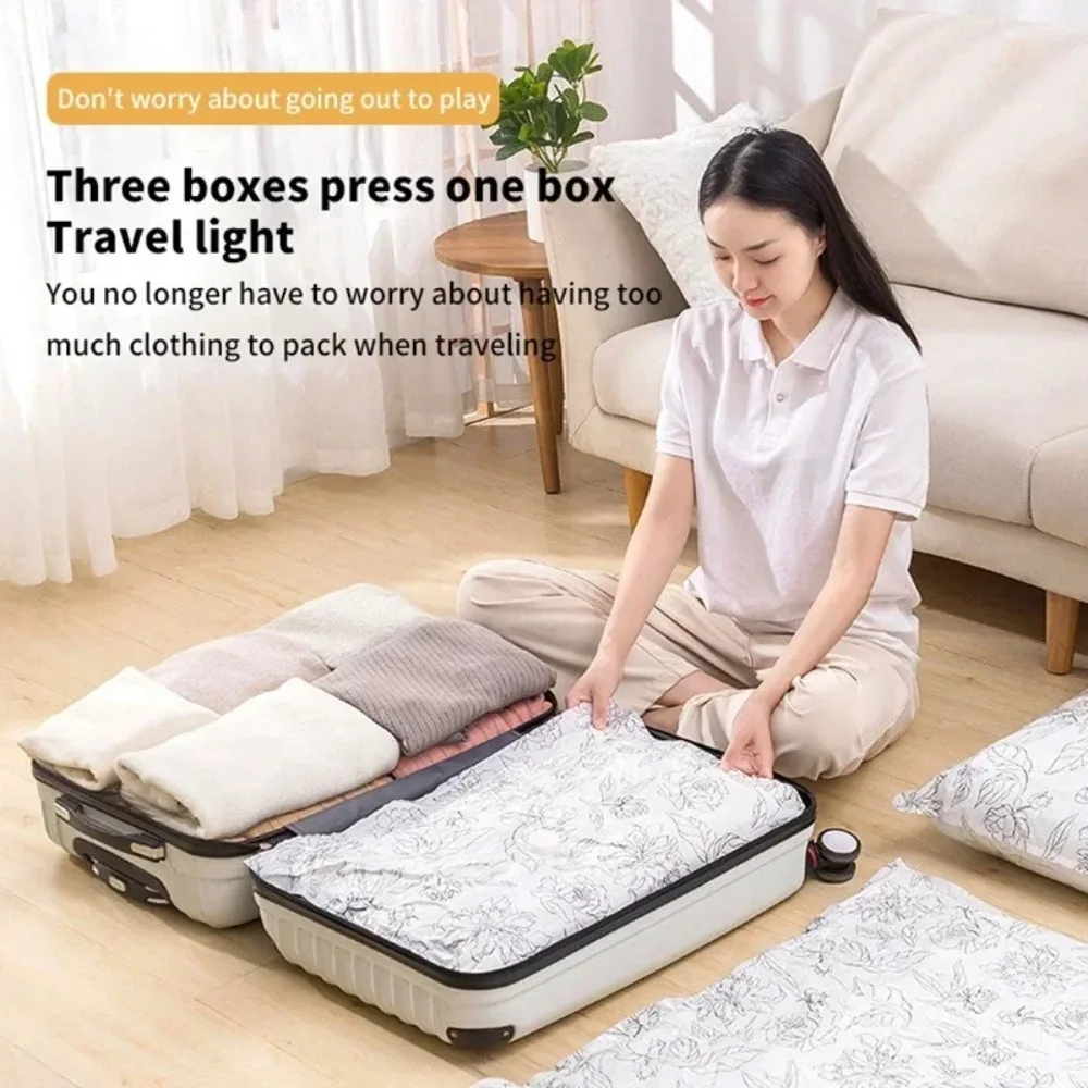 Gifts PET Compression Bag PE Reusable Vacuum Storage Bags Travel Accessories Storage Container Air Pump
Gifts PET Compression Bag PE Reusable Vacuum Storage Bags Travel Accessories Storage Container Air Pump