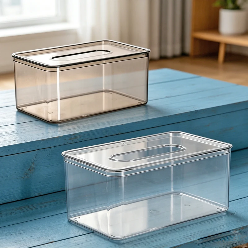 1Pc Rectangular Acrylic Transparent Tissue Box Dispenser Napkin Tissue Holder For Bathroom Kitchen Office Use Organizer
1Pc Rectangular Acrylic Transparent Tissue Box Dispenser Napkin Tissue Holder For Bathroom Kitchen Office Use Organizer