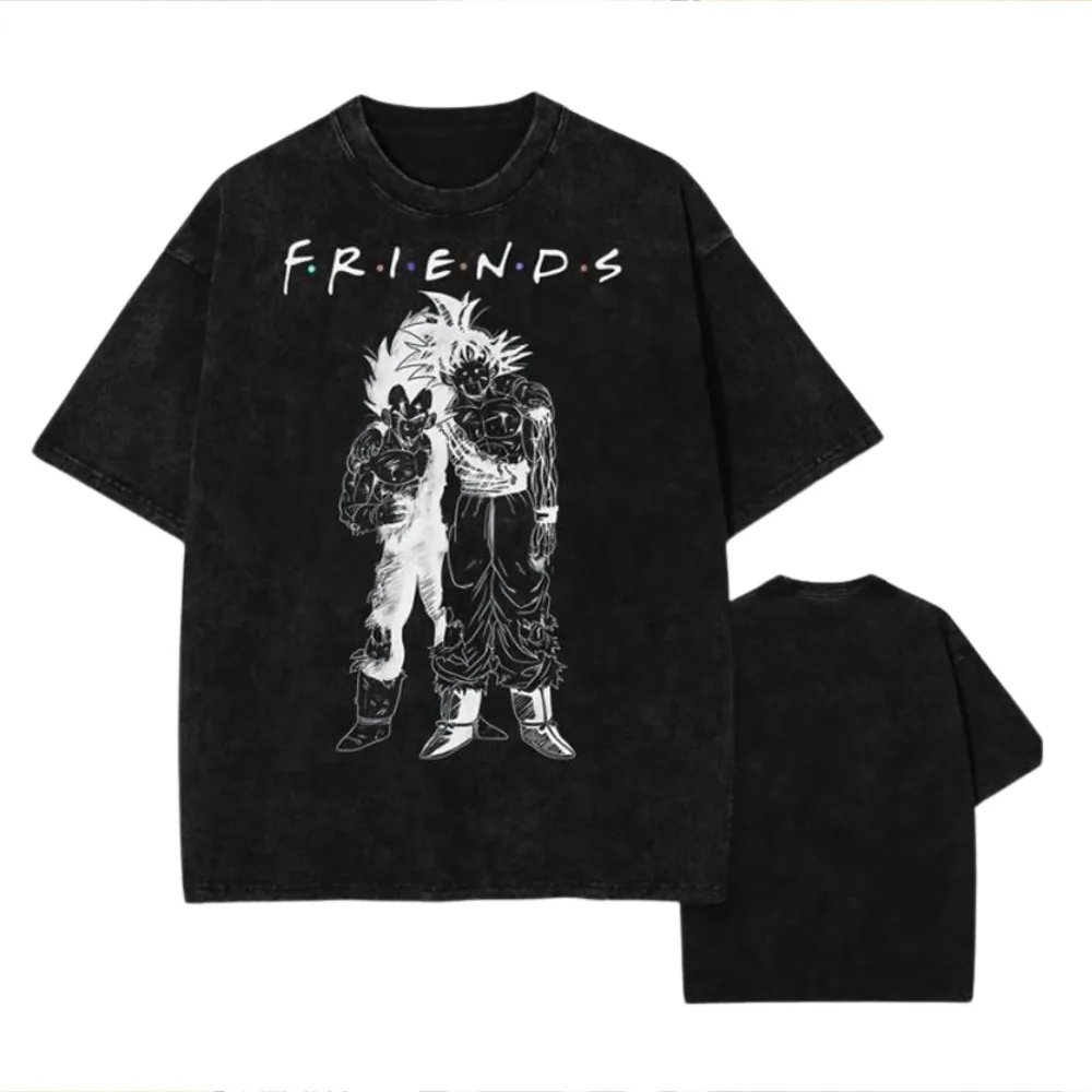 Dragon Ball Men's Women's Washed T-Shirt Son Goku Vegeta Summer Spring Anime Cotton Tee Retro Distressed Hip-hop Short Sleeve
Dragon Ball Men's Women's Washed T-Shirt Son Goku Vegeta Summer Spring Anime Cotton Tee Retro Distressed Hip-hop Short Sleeve