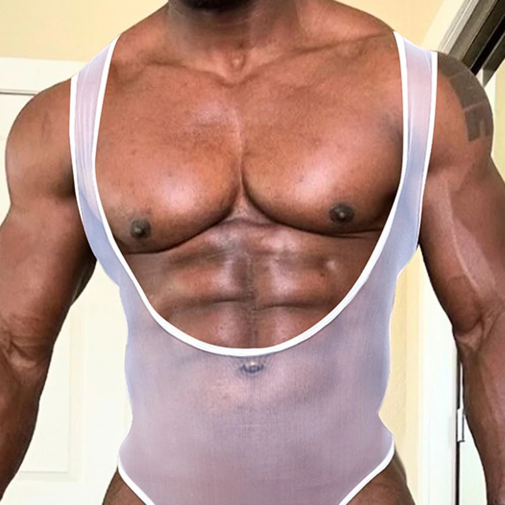Sexy Lingerie Men Breathable Bodysuit Transparent See Through Leotard Gay Sissy Pouch Tights Underpants Male Erotic Underwear
Sexy Lingerie Men Breathable Bodysuit Transparent See Through Leotard Gay Sissy Pouch Tights Underpants Male Erotic Underwear