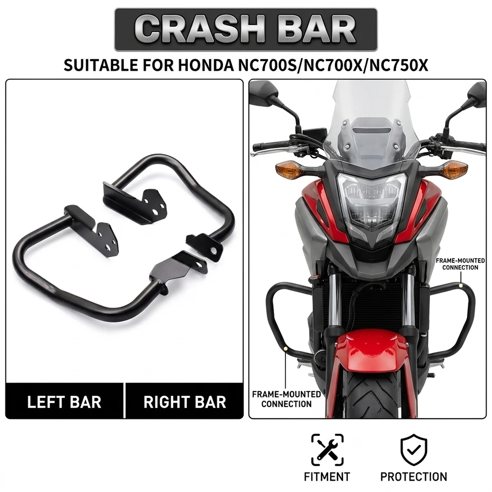 For Honda NC700S NC700X NC750X Motorcycle Accessories Engine Guard Highway Crash Bars NC 700 S Bumper Protector NC 700 750 X
For Honda NC700S NC700X NC750X Motorcycle Accessories Engine Guard Highway Crash Bars NC 700 S Bumper Protector NC 700 750 X