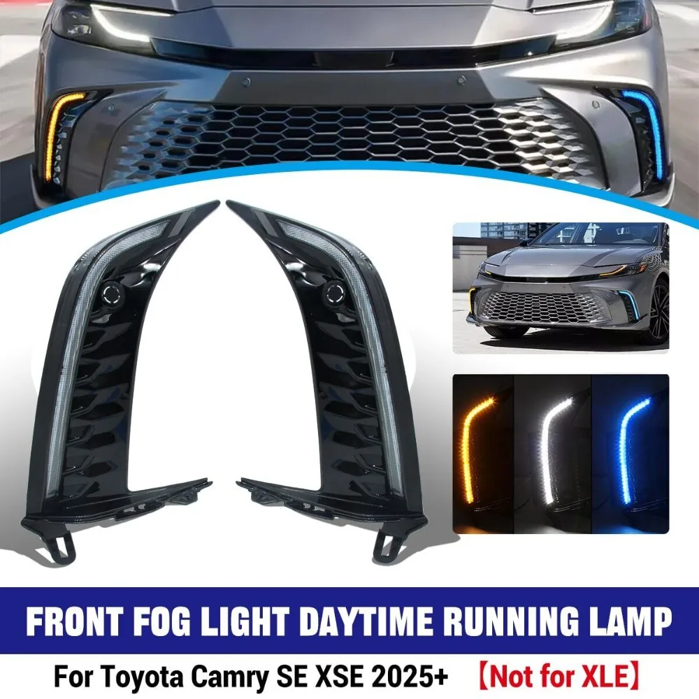 2PCS LH + RH Front Fog Light Daytime Running Lamp For Toyota Camry SE XSE 2025+ United States
2PCS LH + RH Front Fog Light Daytime Running Lamp For Toyota Camry SE XSE 2025+ United States