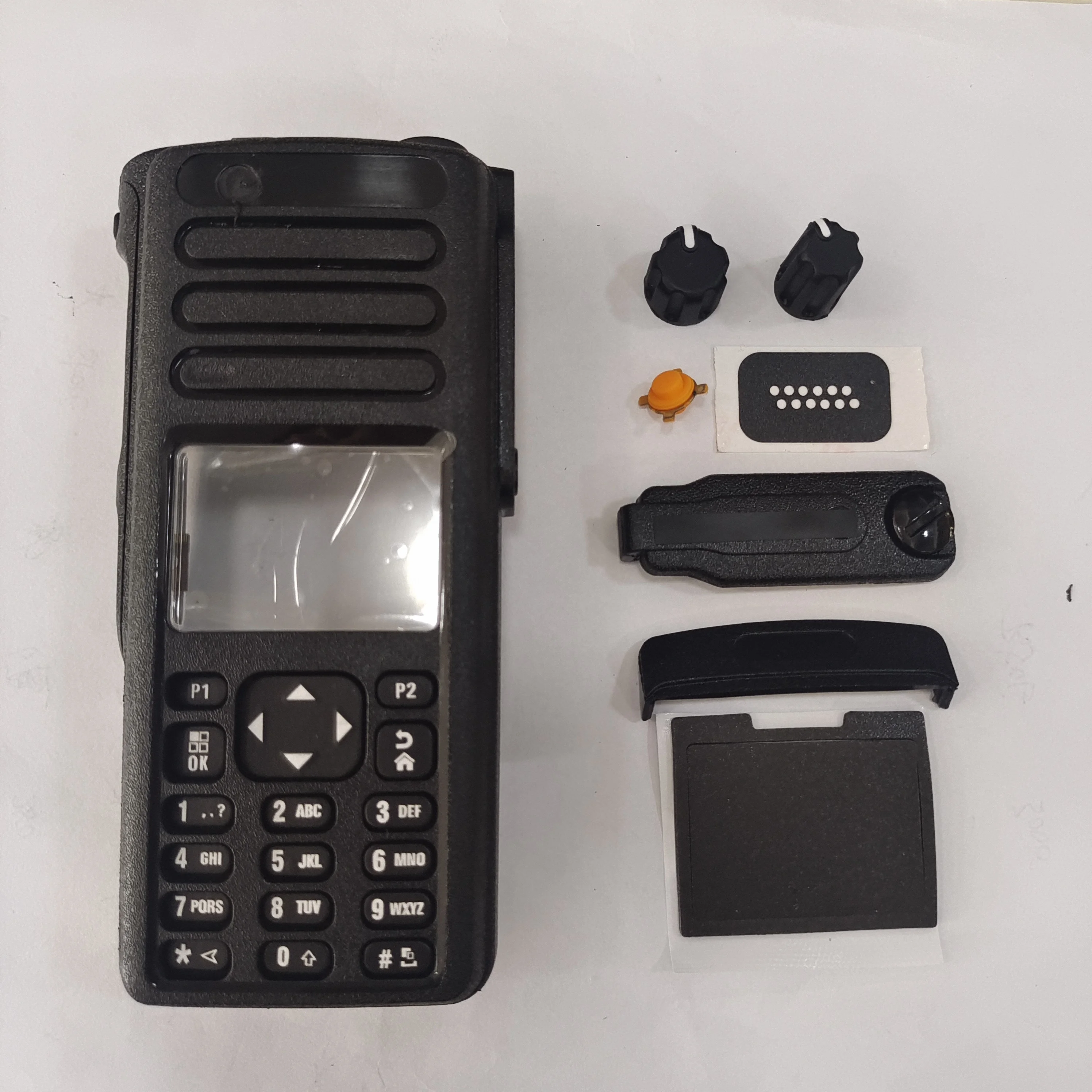 Black Walkie Replacement Repair Front Housing Kit For XPR7550e Radio XiR P8668i DGP8550E XPR7550E XPR7580E Two Way Radios
Black Walkie Replacement Repair Front Housing Kit For XPR7550e Radio XiR P8668i DGP8550E XPR7550E XPR7580E Two Way Radios
