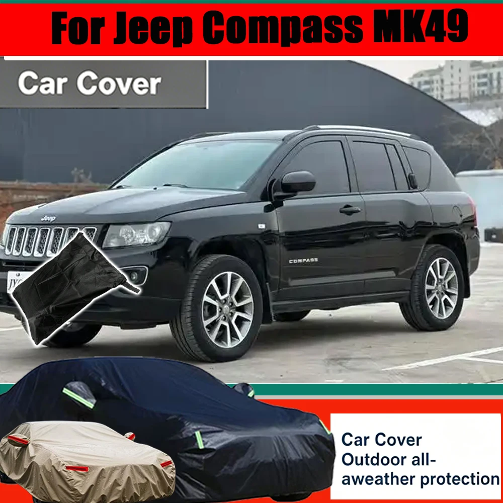 Outdoor Protection Full Car Cover Snow Cover Sunshade Waterproof Dustproof Exterior Car Accessories For Jeep Compass MK49
Outdoor Protection Full Car Cover Snow Cover Sunshade Waterproof Dustproof Exterior Car Accessories For Jeep Compass MK49