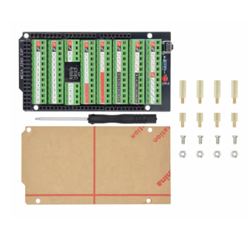 Модуль расширения терминальной платы MEGA 2560 GPIO не включает акрил платы разработки
Модуль расширения терминальной платы MEGA 2560 GPIO не включает акрил платы разработки