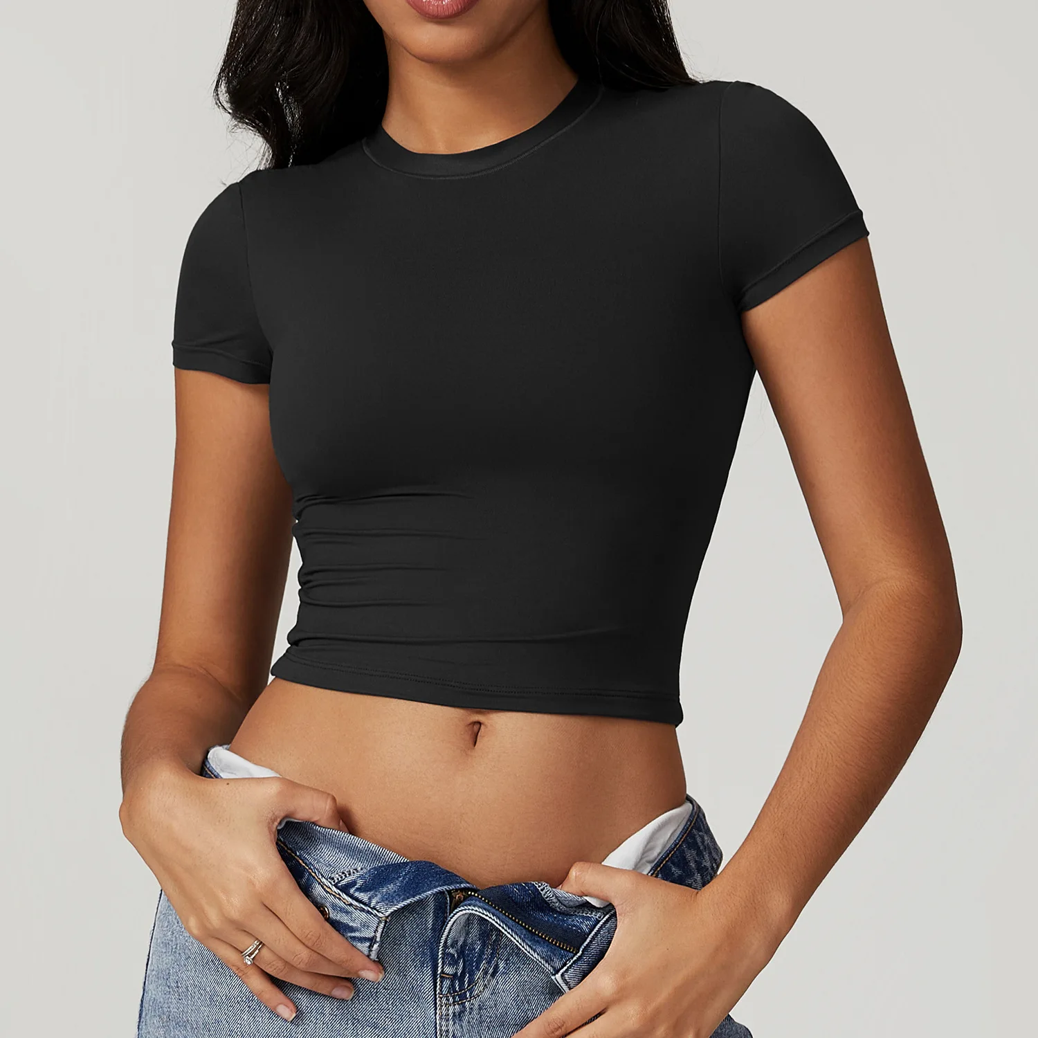 Women Yoga Top Seamless Sport T Shirts Fitness Clothes Short Sleeve Yoga Shirt Gym Top Running Active Wear Sport Top
Women Yoga Top Seamless Sport T Shirts Fitness Clothes Short Sleeve Yoga Shirt Gym Top Running Active Wear Sport Top