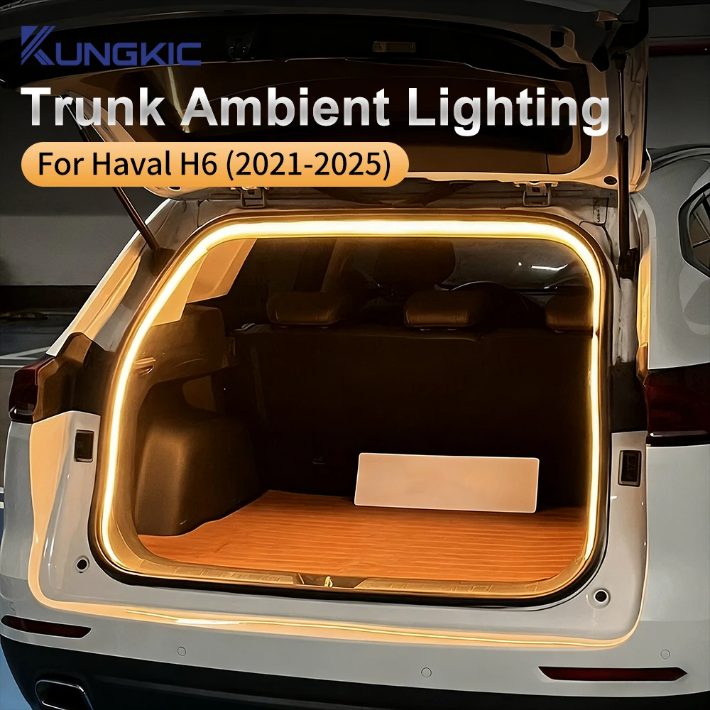 Rear Trunk LED Atmosphere Light Bar For Haval H6 2021-2025 White Warm Modified Lamp Auto Parts Car Trunk Lighting Modification
Rear Trunk LED Atmosphere Light Bar For Haval H6 2021-2025 White Warm Modified Lamp Auto Parts Car Trunk Lighting Modification
