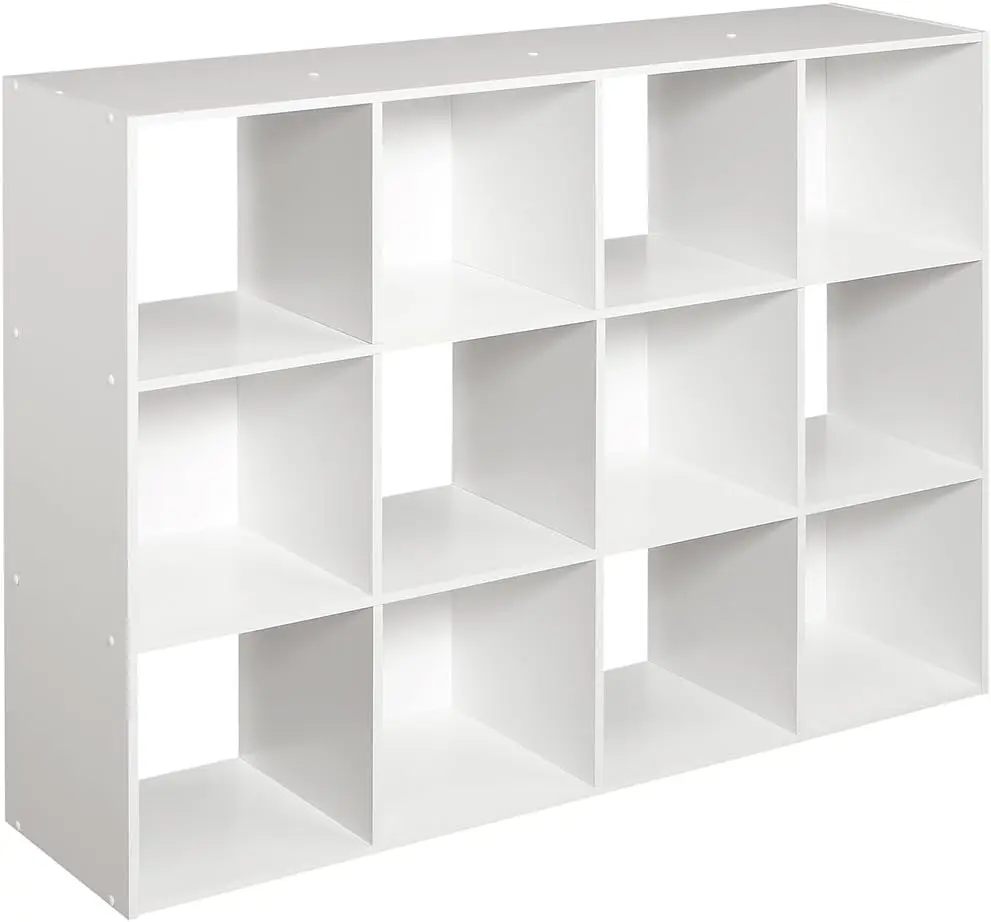 Cubeicals 12 Cube Storage Shelf Organizer Bookshelf, Stackable, Vertical Or Horizontal, Easy Assembly, Wood, White Finis
Cubeicals 12 Cube Storage Shelf Organizer Bookshelf, Stackable, Vertical Or Horizontal, Easy Assembly, Wood, White Finis