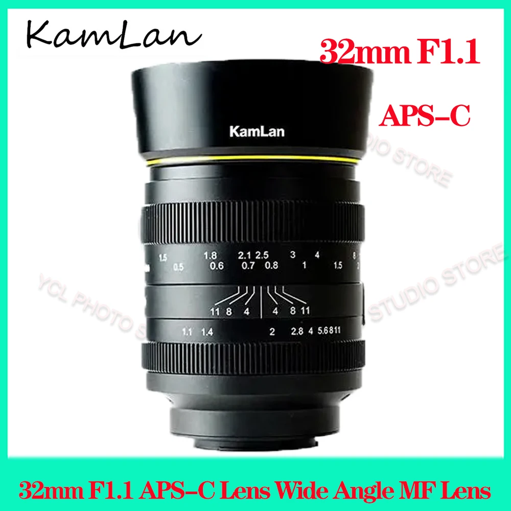 Объектив камеры Kamlan 32 мм F1.1 APS-C, широкоугольный объектив с ручной фокусировкой для Canon EOS-M Sony E Fujifilm FX M4/3, беззеркальная камера с креплением
Объектив камеры Kamlan 32 мм F1.1 APS-C, широкоугольный объектив с ручной фокусировкой для Canon EOS-M Sony E Fujifilm FX M4/3, беззеркальная камера с креплением