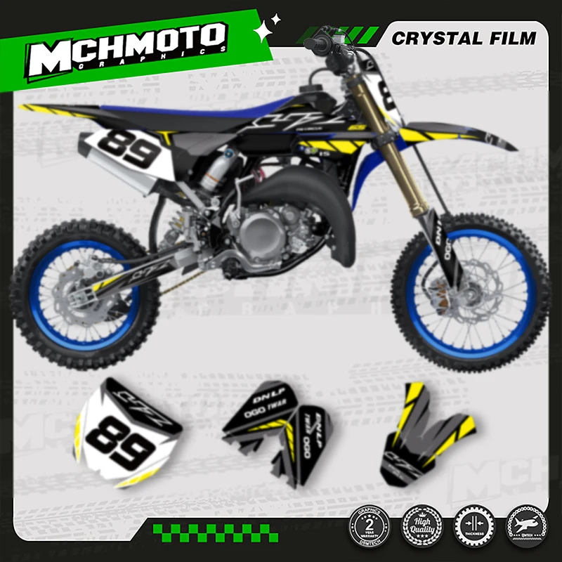 MCHMFG Motorcycle Graphics Background Decal Stickers Kits For YAMAHA 2018 2019 2020 2021 YZ65 Number Name Custom 
MCHMFG Motorcycle Graphics Background Decal Stickers Kits For YAMAHA 2018 2019 2020 2021 YZ65 Number Name Custom