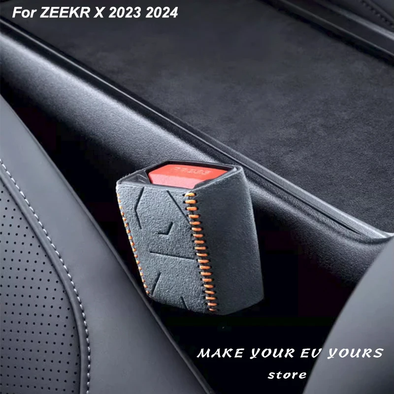 For ZEEKR X 2023 2024 Car Seat Belt Base Suede Decorative Sticker Alcantara Interior Accessories
For ZEEKR X 2023 2024 Car Seat Belt Base Suede Decorative Sticker Alcantara Interior Accessories