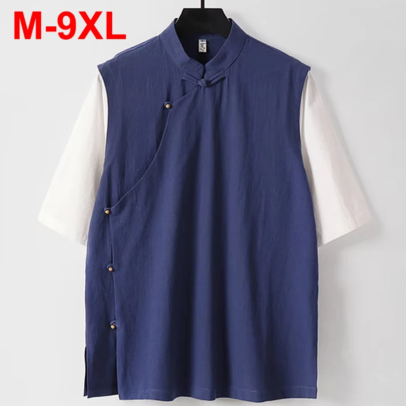 9XL Plus Size Men's Shirts Chinese Style Shirts Summer Loose Shorts Leeve Button Up Blouse Man Big 7XL 8XL Shirts
9XL Plus Size Men's Shirts Chinese Style Shirts Summer Loose Shorts Leeve Button Up Blouse Man Big 7XL 8XL Shirts